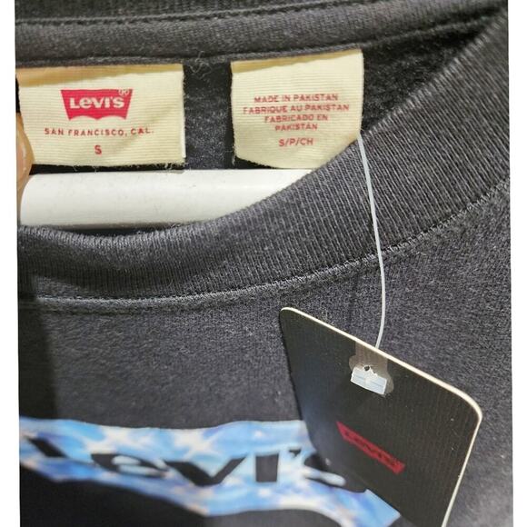 Nwtg Levis Women's Sweatshirt With Floral Logo Size S - Picture 4 of 6